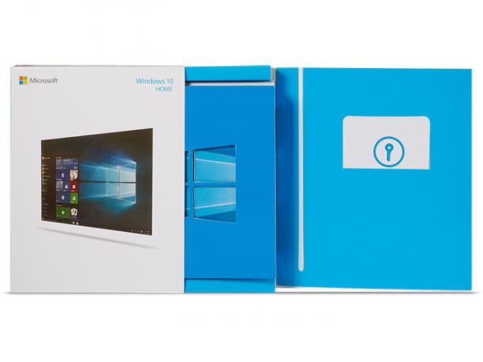 صندوق البيع بالتجزئة Microsoft Windows 10 Home عالي الجودة مع رمز مفتاح ترخيص USB FPP Win 10computer برامج نظام التشغيل