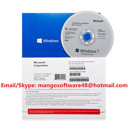 One PC Microsoft Windows 7 Professional 64bit DVD ROM Drive Online Activation